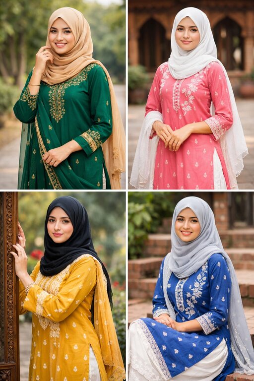 Salwar Kameez With Hijab: A Stylish & Modest Fashion Trend in Dhaka